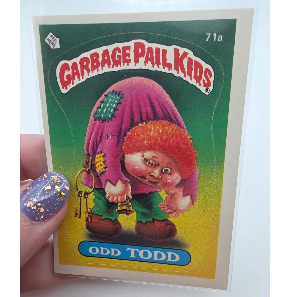 Topps Garbage Pail Kids Trading Card OS2 Green Fair 71a Odd Todd
